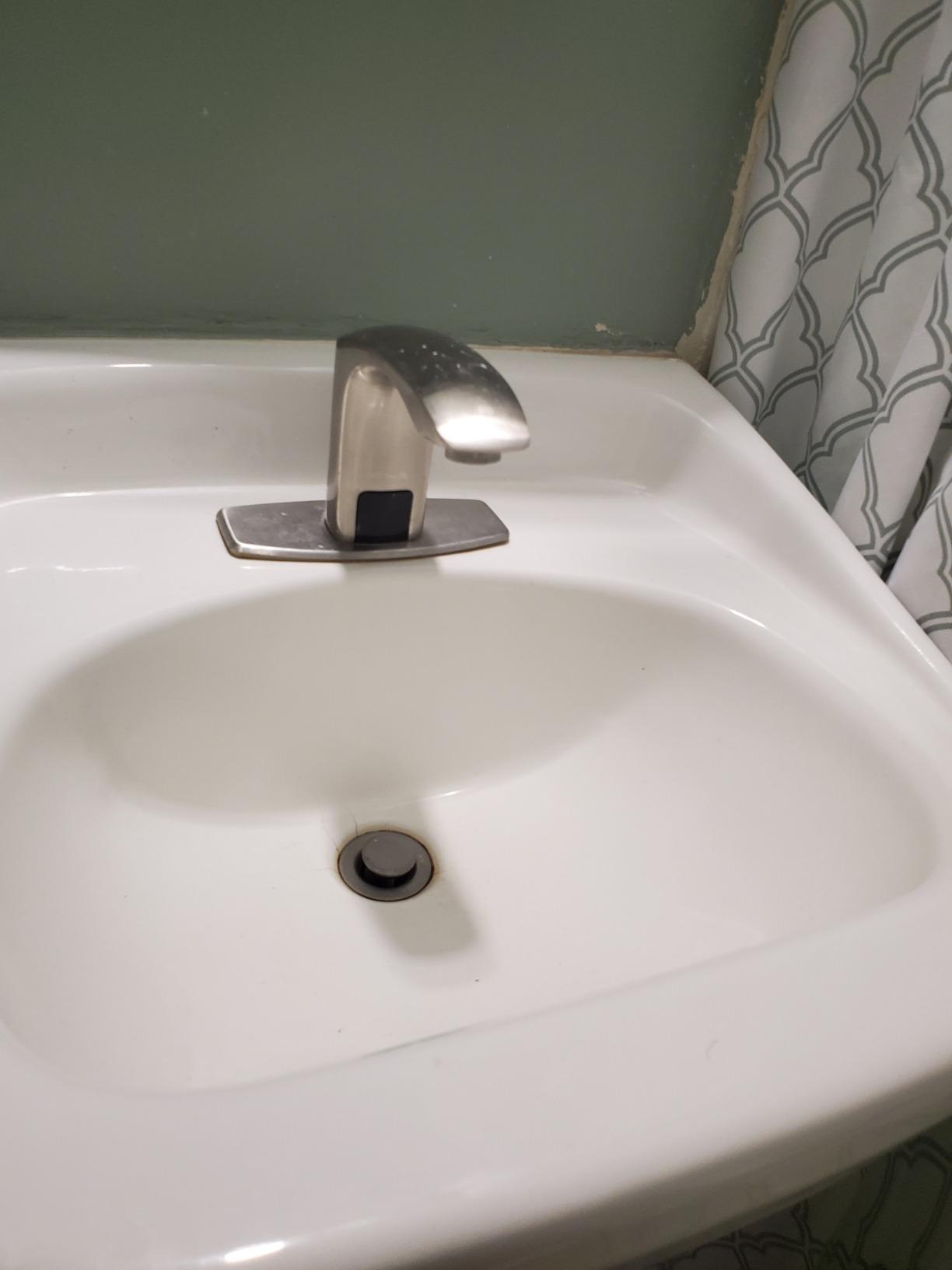 Automatic Touchless Bathroom Sink Faucet Hands Free Sensor Auto customer photo 2