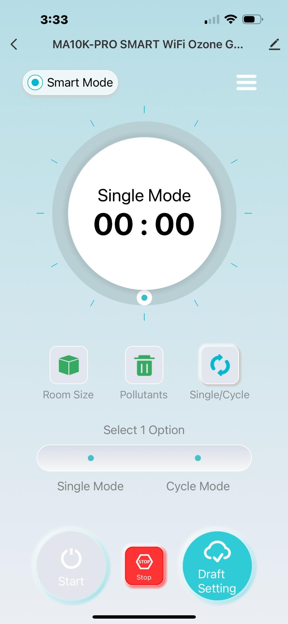 Airthereal MA10K-PRODIGI Digital Ozone Generator, Adjustable Timer, Blue customer photo 1