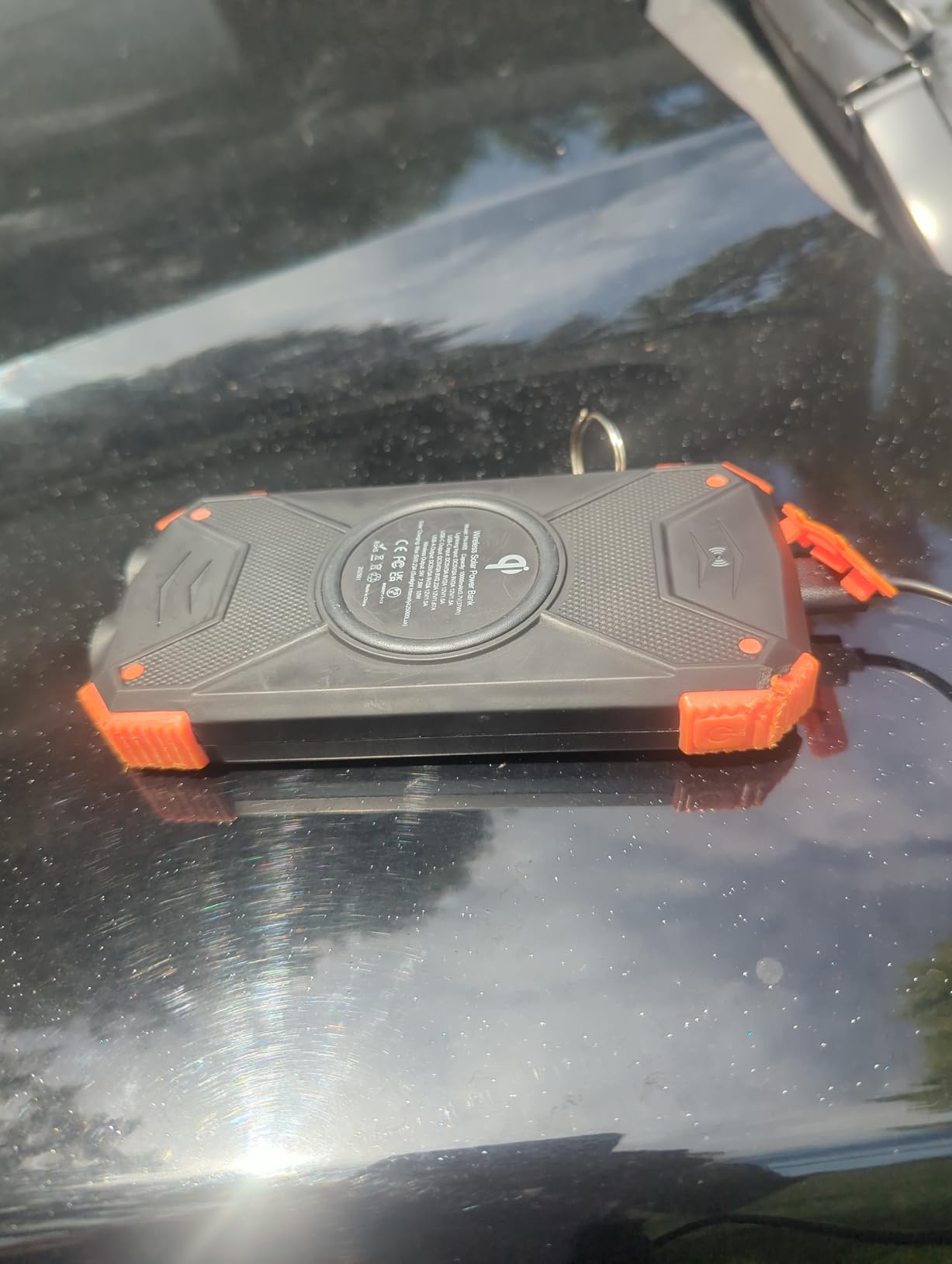 BLAVOR Solar Power Bank 10,000mAh Portable Wireless Charger for Cell Phones customer photo 2