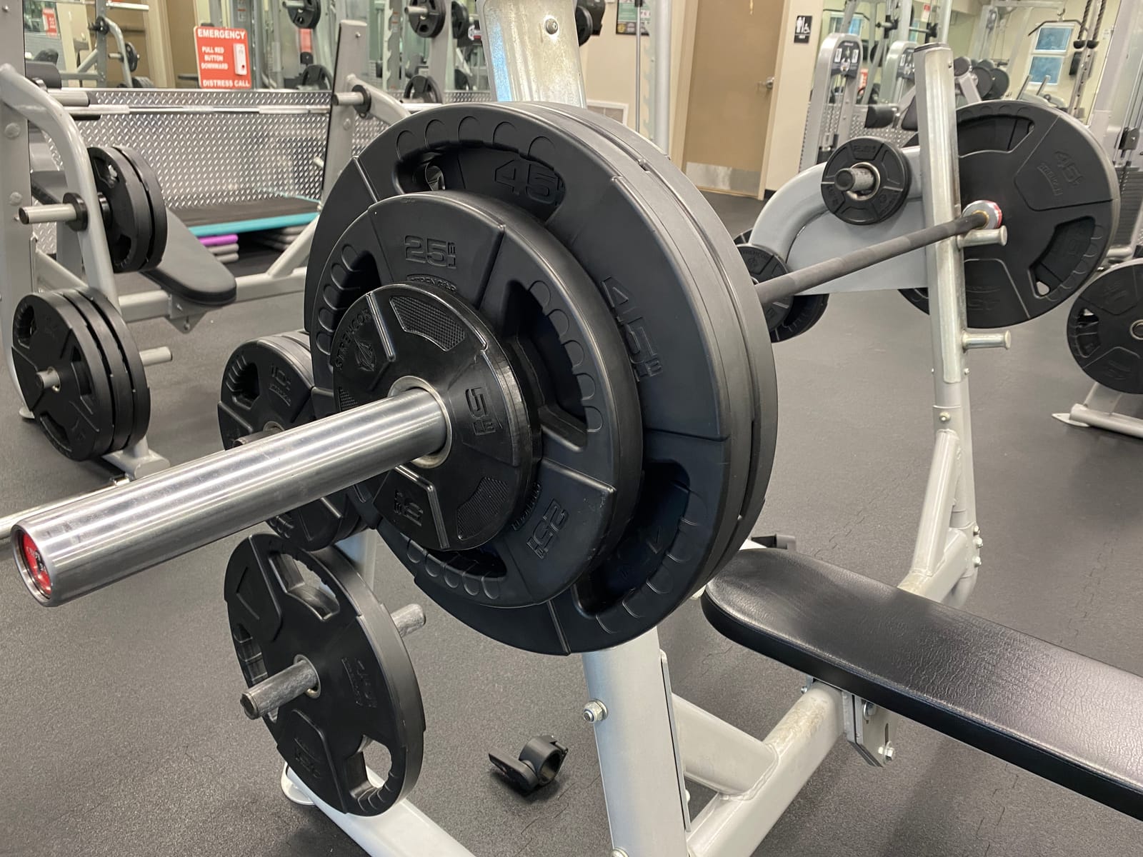 XMARK Crowbar Olympic Barbell, 20kg Training Bar, 28mm Shaft, Center Knurl customer photo 2