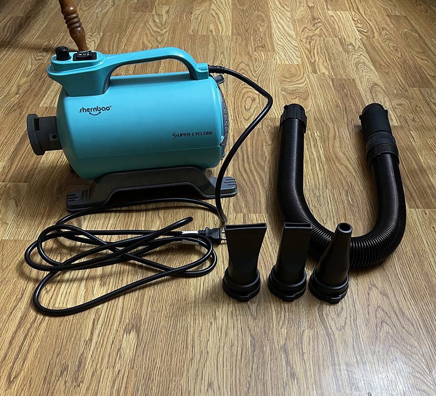 Dog Dryer High Velocity Pet Dog Grooming Force Hair Dryer/Blower 5.0HP customer photo 2