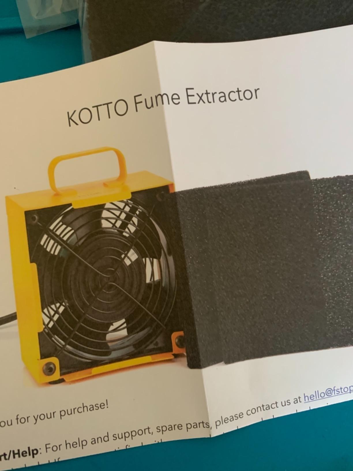 KOTTO Solder Smoke Absorber Remover Fume Extractor Soldering Filter customer photo 2