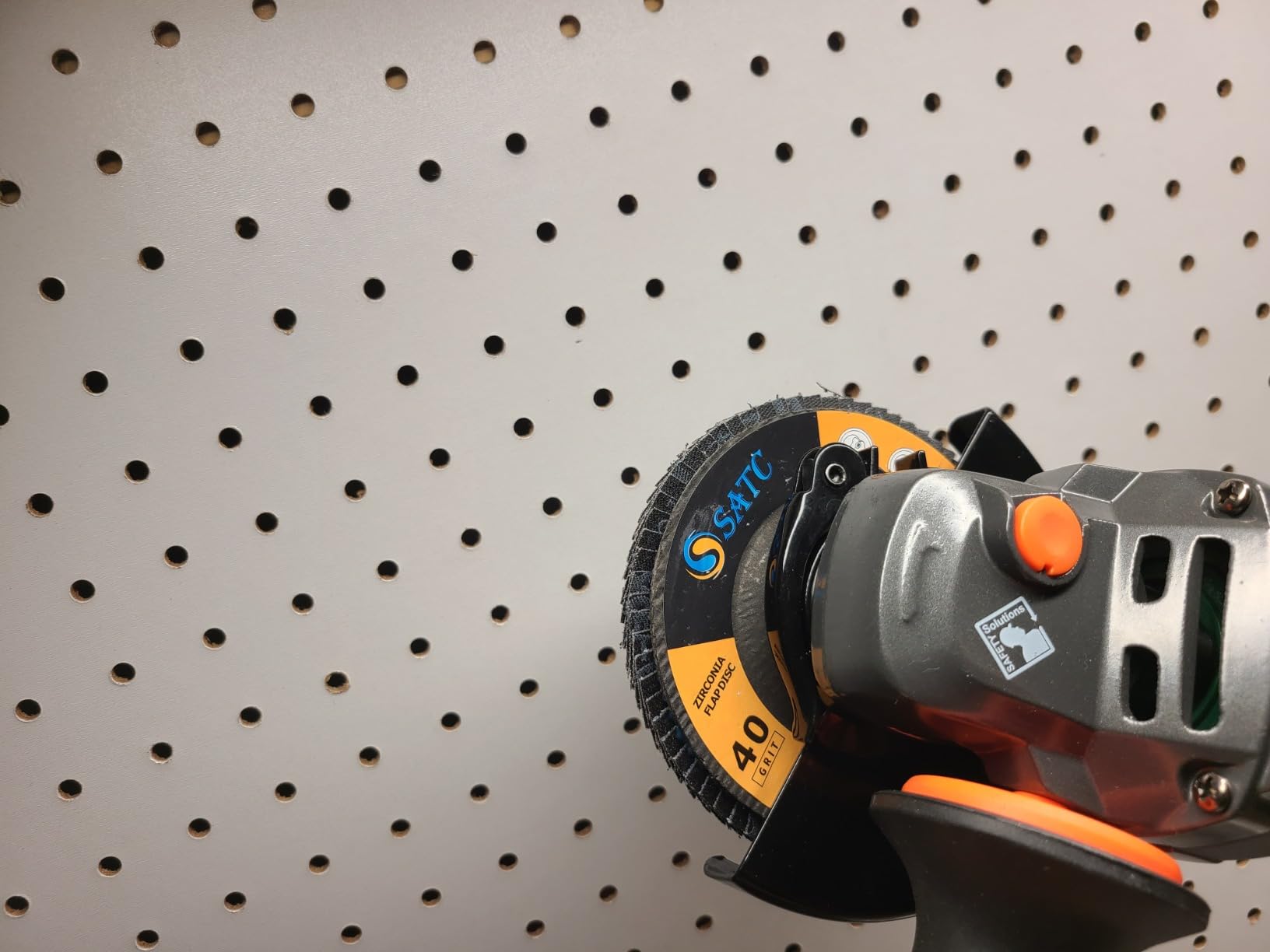 S SATC 20PCS Flap Discs 4 1/2 for Angle Grinder 40/60/80/120 Grit Flap Disc High-Density Bevel Type Angle Grinder Sanding Disc Abrasive Flap Disk #29 customer photo 1