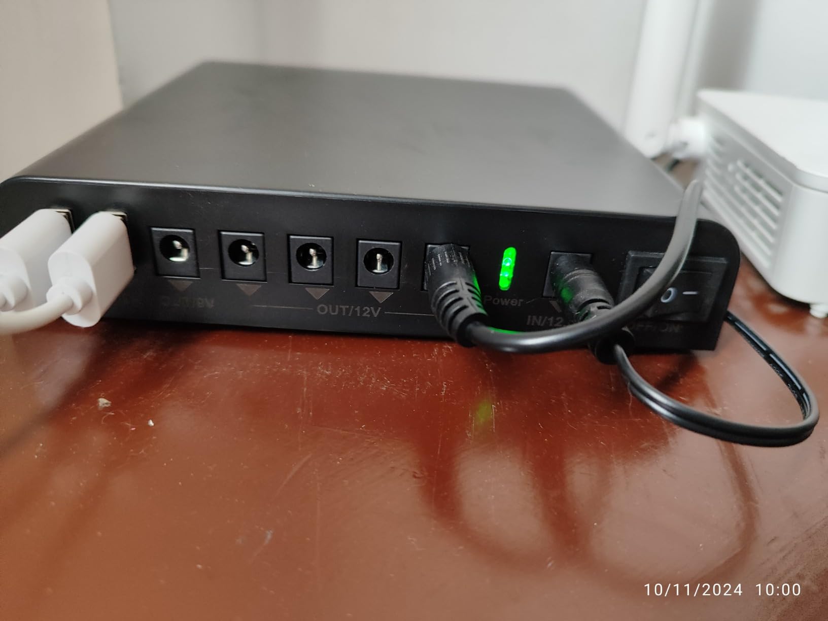 TalentCell Mini UPS Uninterrupted Power Supply 27000mAh 97.2Wh Lithium ion Backup Battery Pack with DC 12V/9V and 18W USB-A/USB-C PD Output for Router/Modem/LED Light, CCTV Camera, Smartphone and more customer photo 1