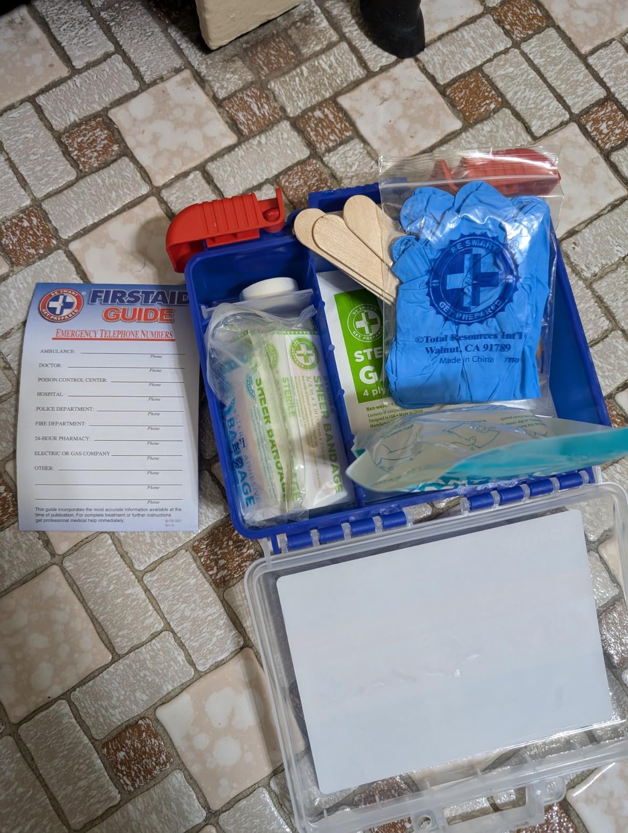 Be Smart Get Prepared 330 Pc First Aid Kit Car Home Office Outdoor in a Bag customer photo 2