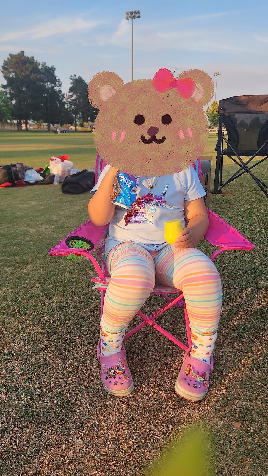 Melissa & Doug Sunny Patch Cutie Pie Butterfly Folding Lawn and Camping Chair customer photo 2