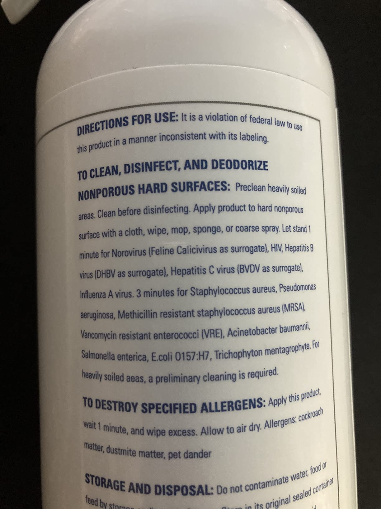 Purefypro CPAP Cleaner and Sanitizer Spray (16oz, 2pk). No Rinse. No Residue. Kills 99.9999% Norovirus, Flu Virus, and Fungi, Drug Resistant Germs. Unscented. customer photo 2