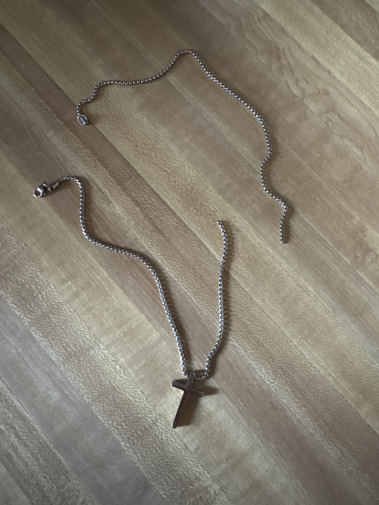 M MOOHAM Cross Necklace for Men Teen Boys 16-30 Inch customer photo 2