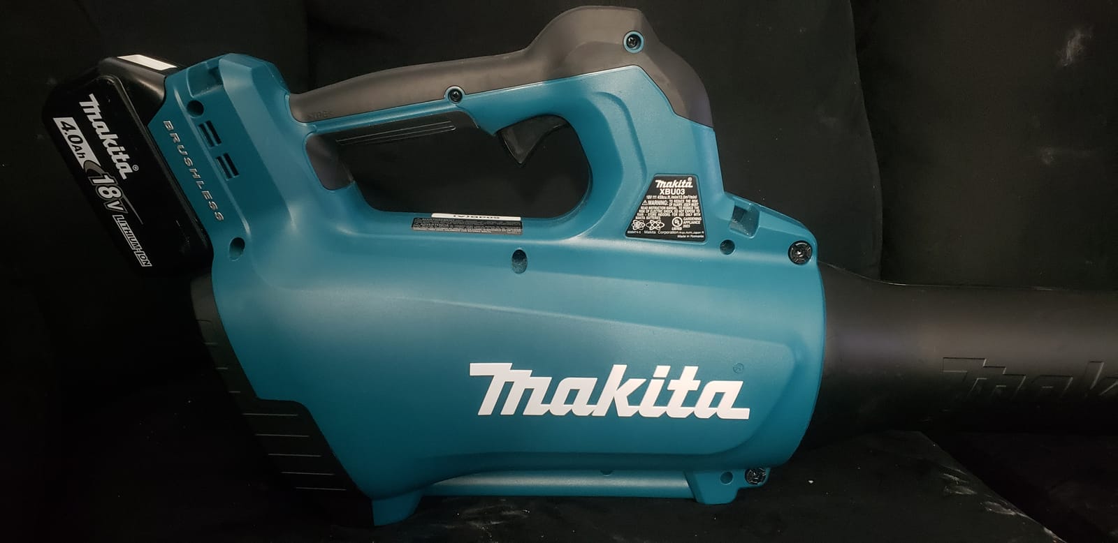 Makita XBU03SM1 18V LXT® Lithium-Ion Brushless Cordless Blower Kit (4.0Ah) customer photo 2