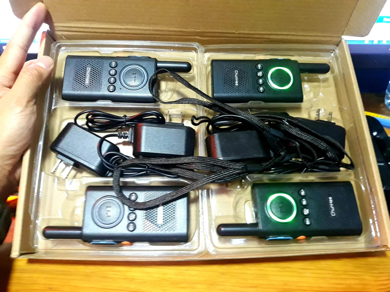ChunHee Wireless Intercom for Home, 1.5-Mile Range, VOX & SOS, 16 Channels customer photo 2