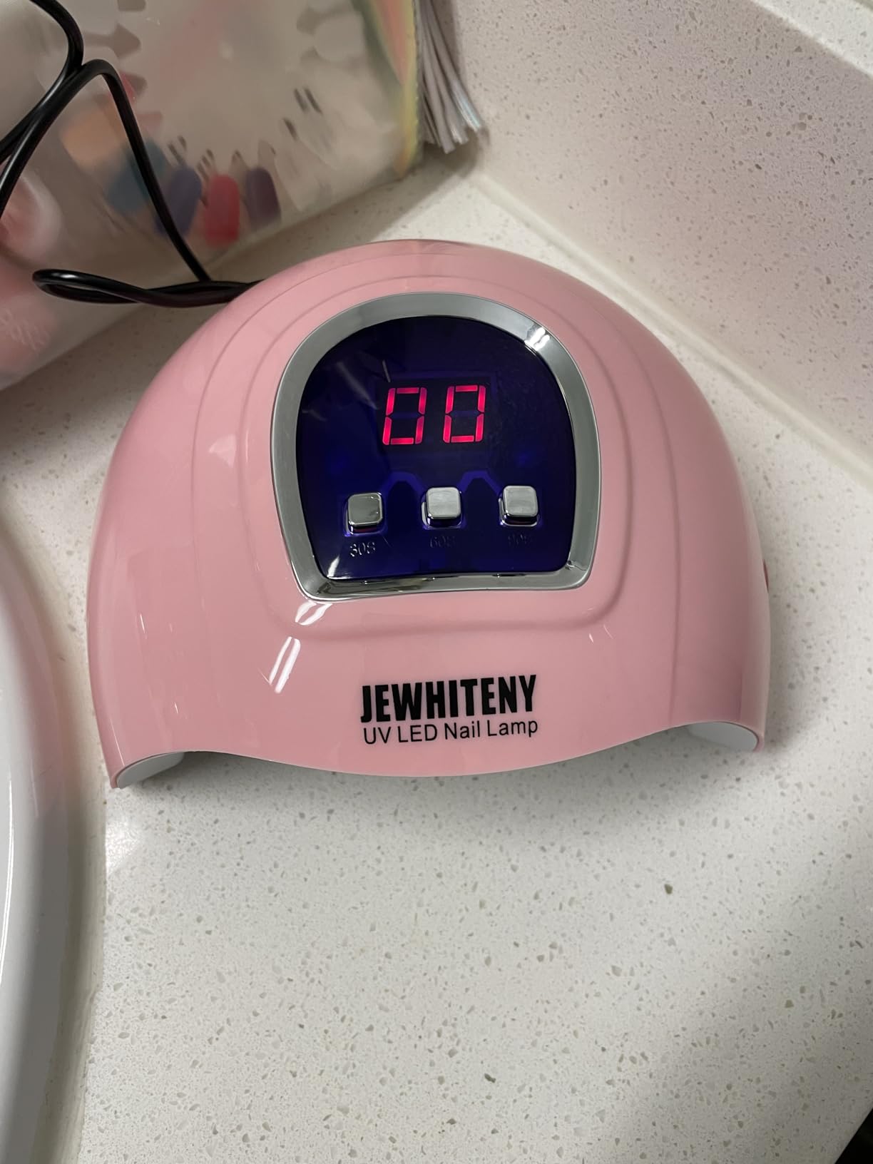 UV LED Nail Lamp 54W, Professional Nail Dryer Gel Polish Light, UV Light with 3 Timer Setting, Curing Gel LED Dryer, Art Tools with Automatic Sensor, LCD Display customer photo 2