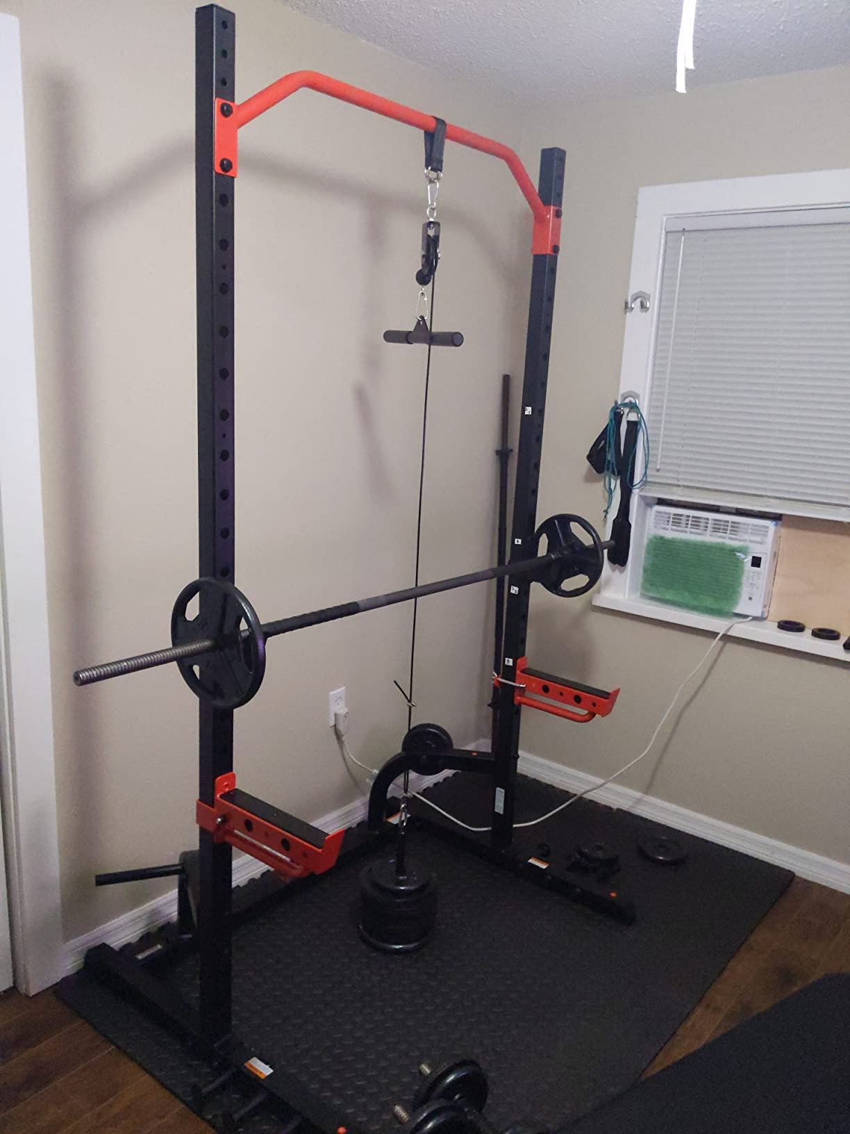 Sunny Health & Fitness Full Size Power Rack for Complete Strength Training customer photo 1