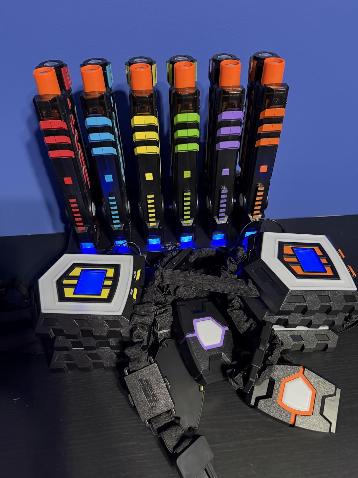 Squad Hero Rechargeable Laser Tag 360° Sensors + LCDs - Set of 4 - Birthday Gift Ideas for Kids Teens & Adults Boys & Girls Family Fun - Cool Teenage Lazer Group Activity, Teen Gifts Ages 8+ Year Old customer photo 2