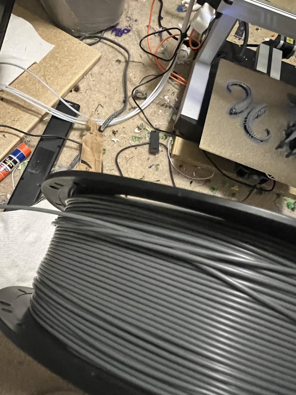 ANYCUBIC PLA 3D Printer Filament 1.75mm, Texture Grey, 1KG customer photo 1