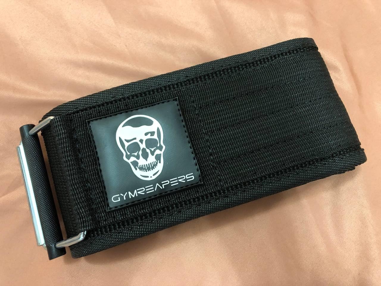 Gymreapers Quick Locking Weight Lifting Belt for Men Gym Belt for Powerlifting Deadlift Belt with 4 Inch Neoprene Metal Buckle Back Support Weightlifting Belt Women customer photo 1