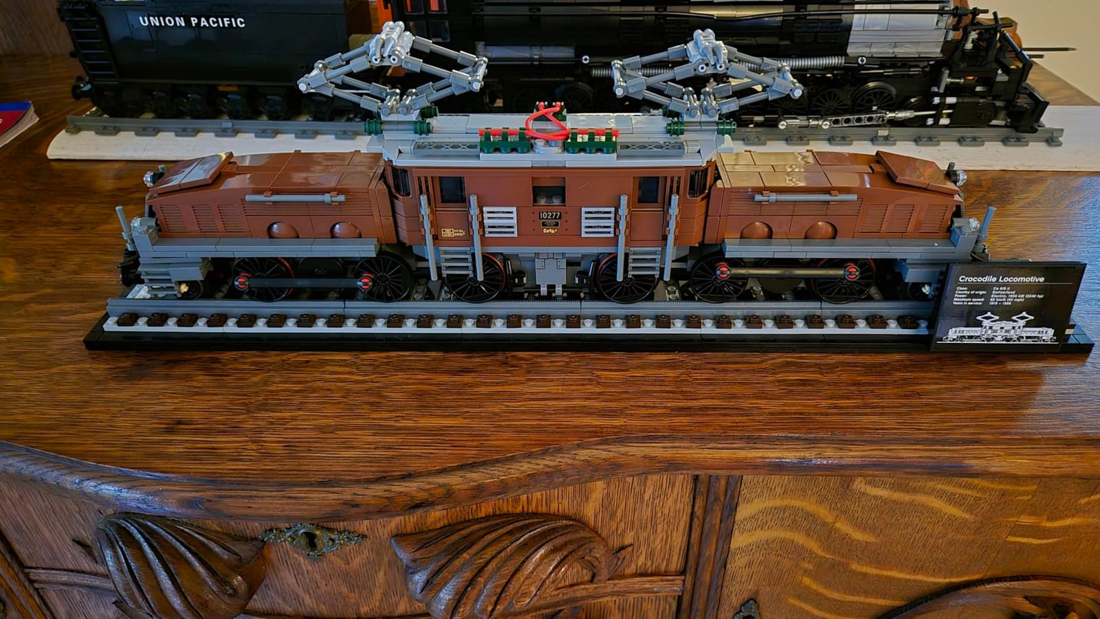 LEGO Crocodile Locomotive 10277 Building Kit; Recreate The Iconic Crocodile Locomotive with This Train Model; Makes a Great Gift Idea for Train Enthusiasts Lovers (1,271 Pieces) customer photo 2