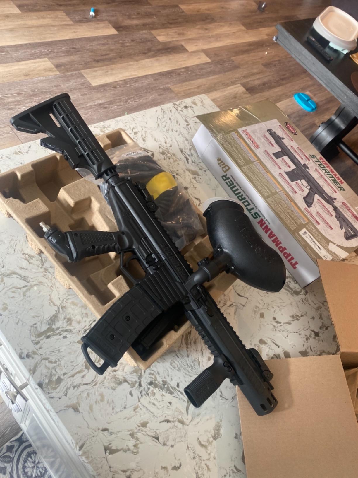 Tippmann Stormer Elite Dual Fed Marker - Black customer photo 2