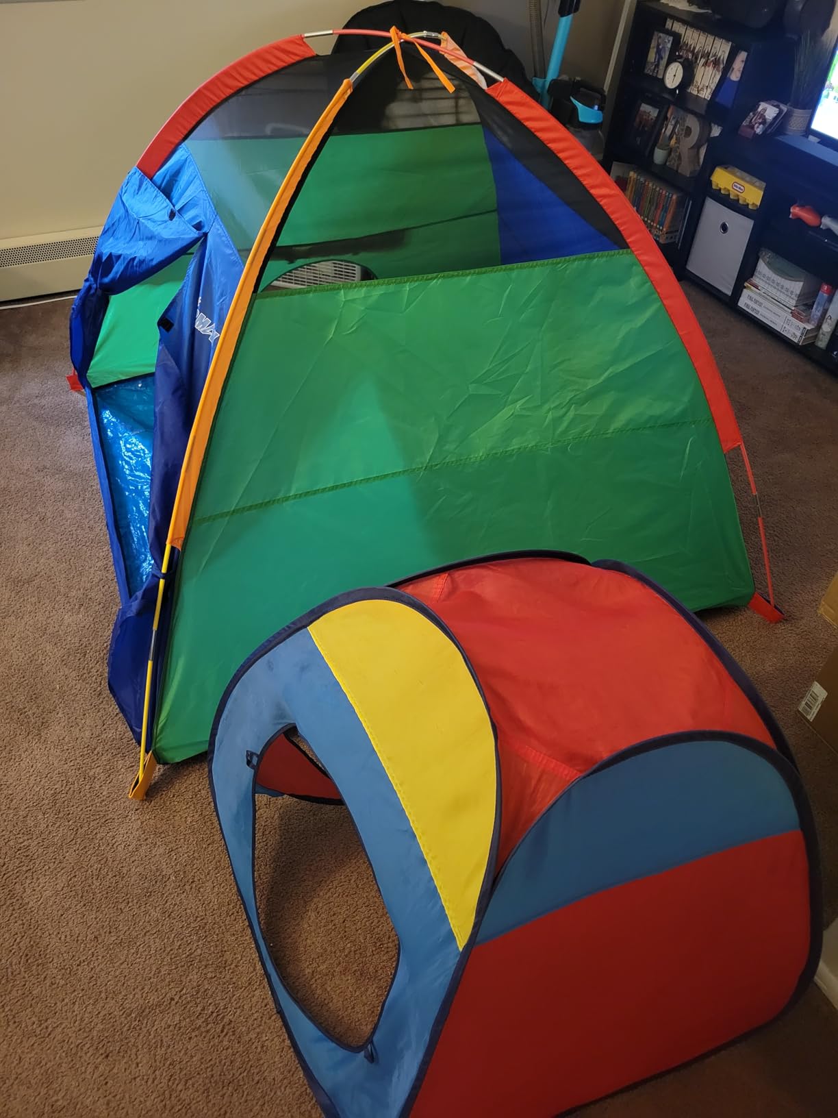 NARMAY Play Tent Easy Fun Dome Tent for Kids Indoor/Outdoor Fun - 60 x 60 x 44 inch customer photo 2