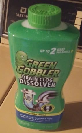 Green Gobbler Drain Clog Dissolver 2-Pack Liquid Opener for Pipes customer photo 2