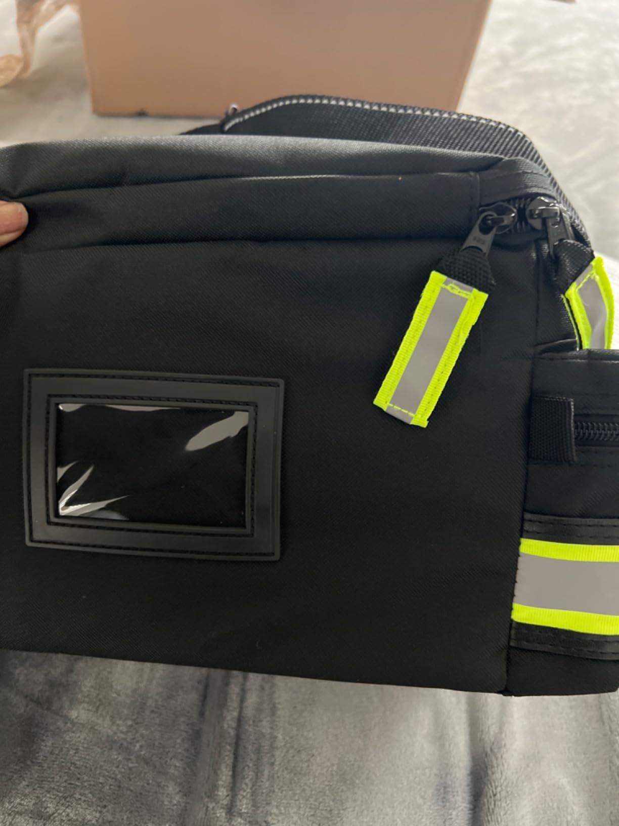 Scherber First Responder Fully-Stocked Professional Essentials EMT/EMS Trauma Kit | HSA/FSA Approved | Reflective Bag w/8 Zippered Pockets & Compartments & 200+ First Aid Supplies - Black customer photo 1