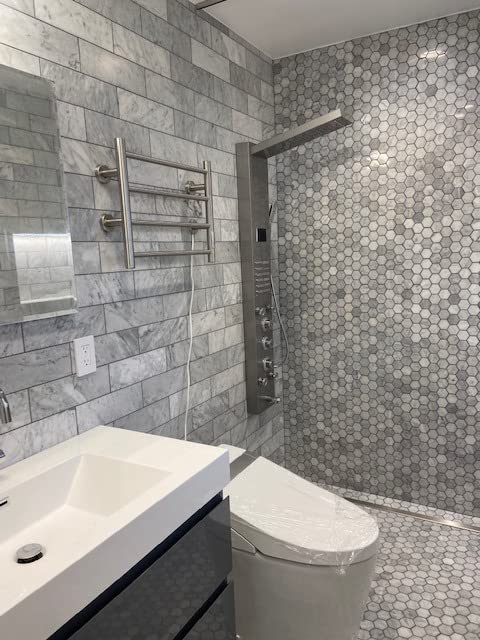 WOODBRIDGE Smart Toilet with Auto Open & Close, Auto Flush (B0960S) | 1.28 GPF Single Flush, ADA Comfort Height, Instant Warm Water, Multi-Function Wash, Warm Air Dryer, Heated Seat, Night Light customer photo 2