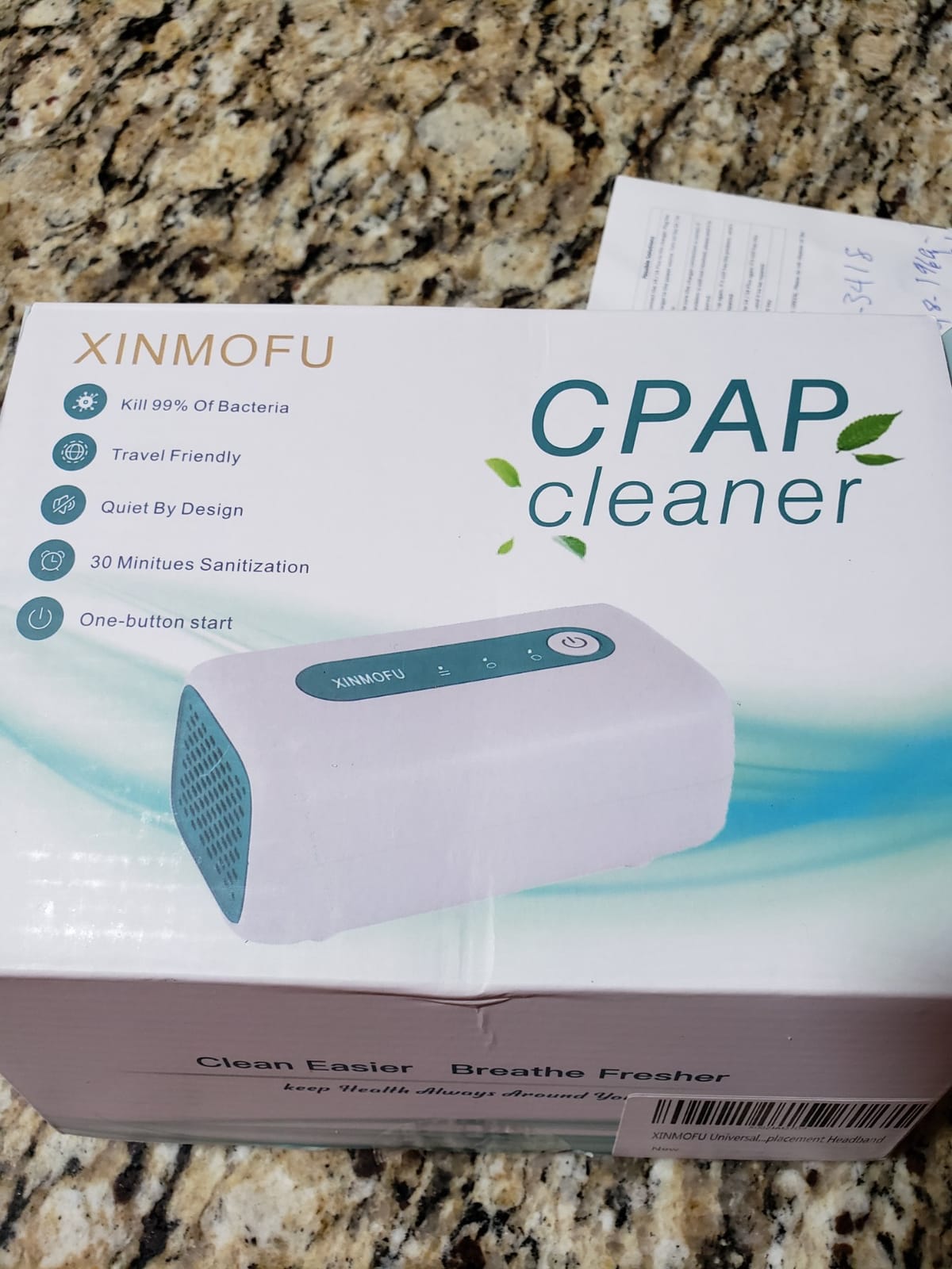 Ultrasonic CPAP Deep Cleaner (Small) P4821-CPAP, 2.6Qt/2.5L, 110V for North America, with SS. Weight Bracket, Cleaning Tablet, Beige customer photo 1