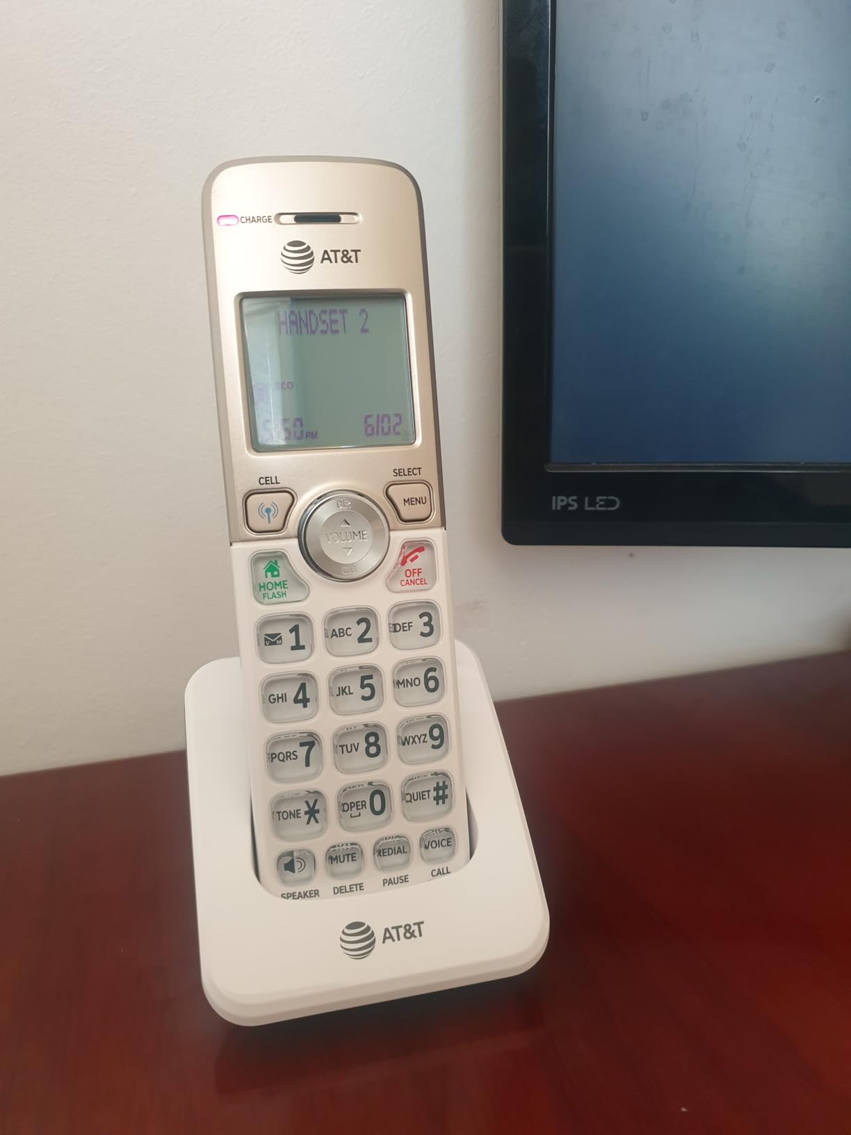 AT&T DL72219 DECT 6.0 2-Handset Cordless Phone for Home with Connect to Cell, Call Blocking, 1.8