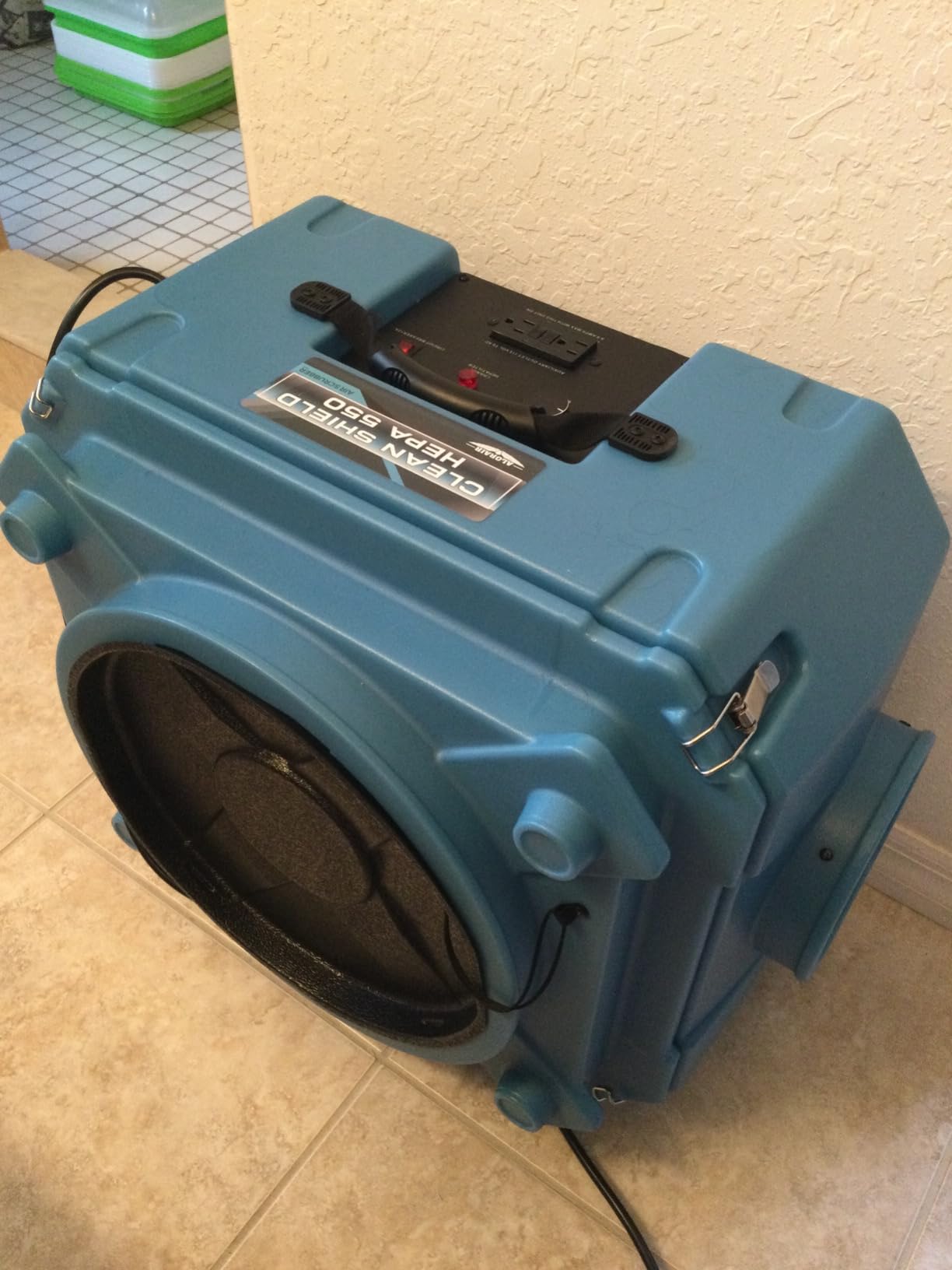 ALORAIR PureAiro HEPA Pro 870 Air Scrubber with UV-C Light Sterilization customer photo 2