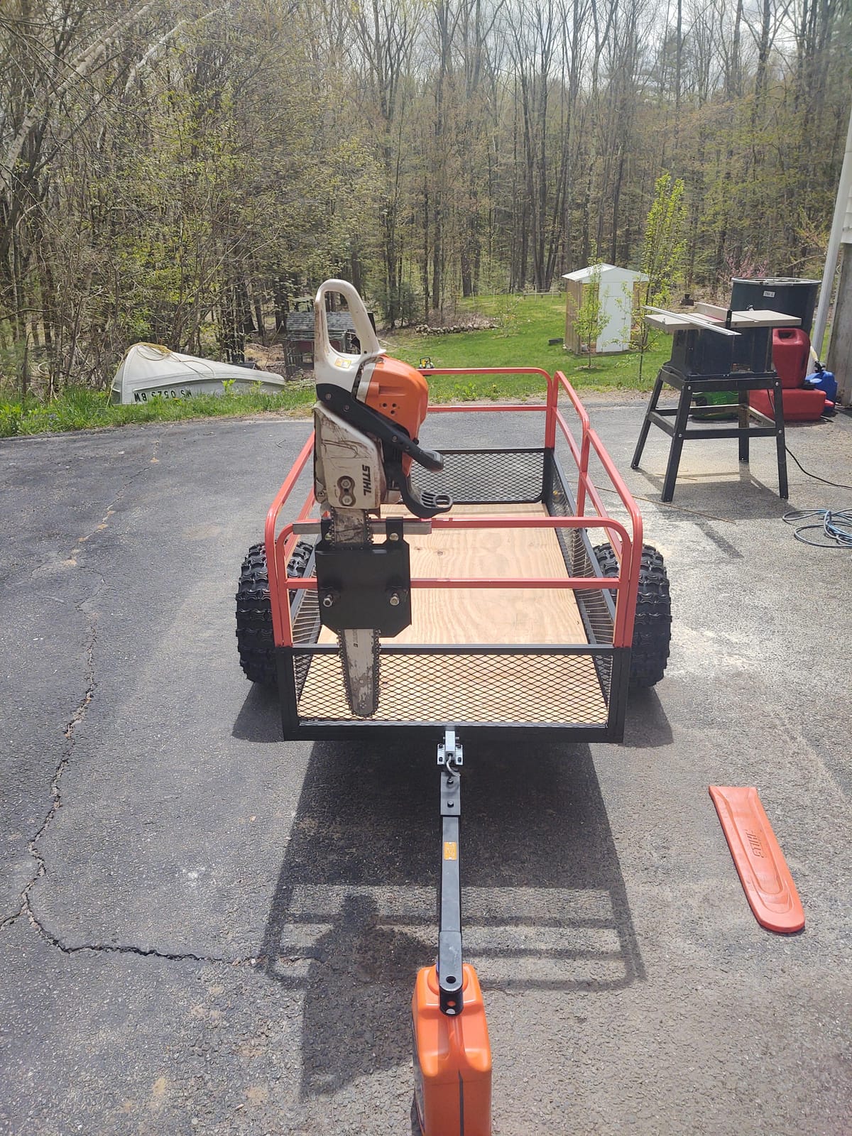 Guide Gear Cargo Utility Trailer, Heavy Duty Carts with Wheels, ATV Carrier customer photo 1