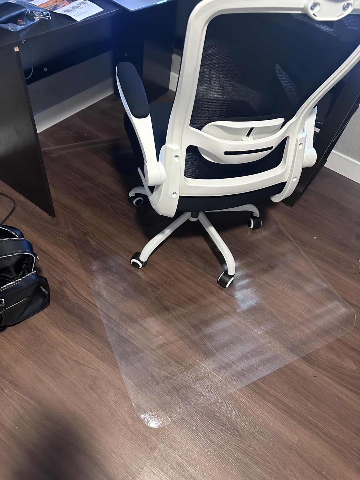 Kuyal Clear Chair Mat for Hardwood Floor, 36 x 48 inches customer photo 1