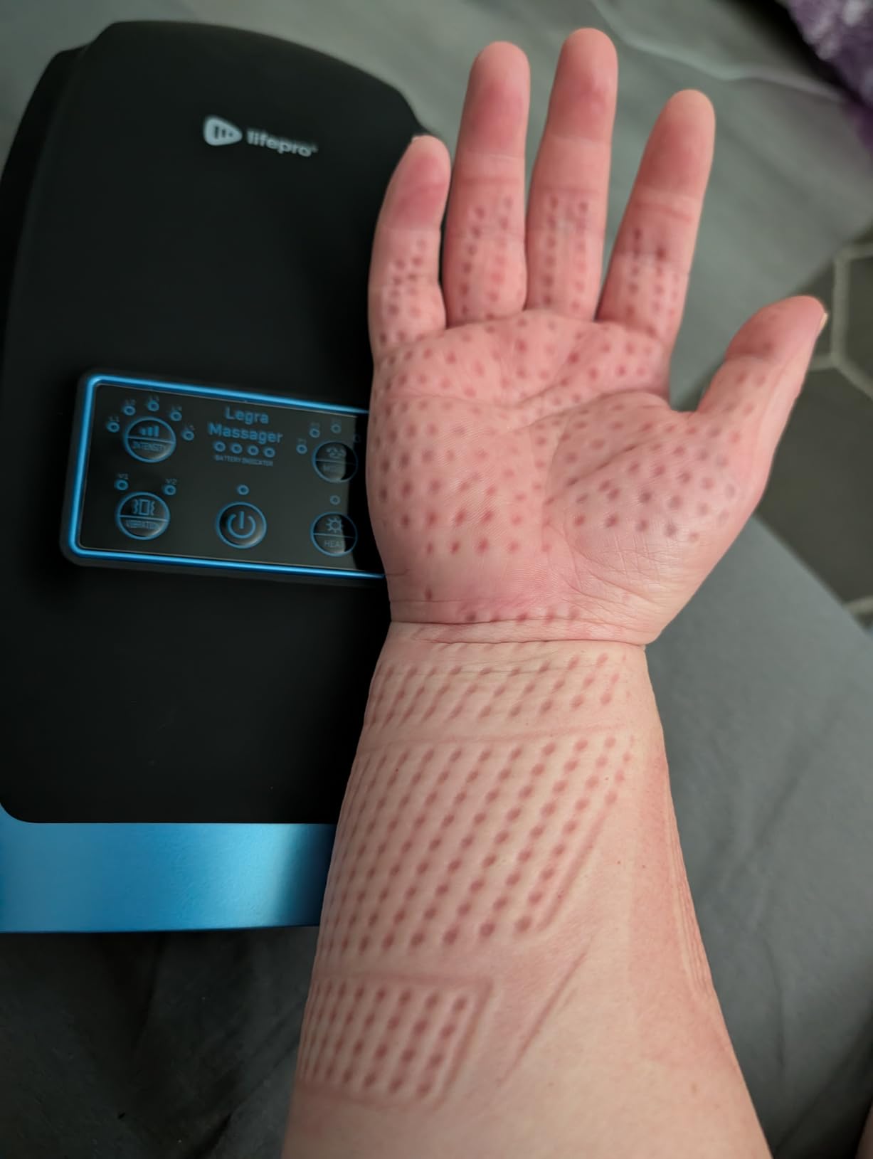 LifePro Legra Hand Massager with Heat and Compression & Cordless Design customer photo 2