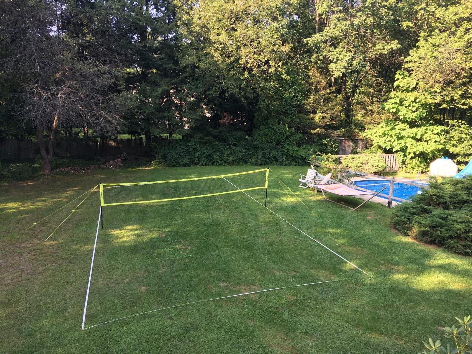 Baden Champions Portable Badminton Set Regulation Net, 4 Racquets, 3 Shuttlecocks, Boundary & Carry Bag Ideal for Backyard Fun with Friends and Family from Kids to Adults customer photo 1