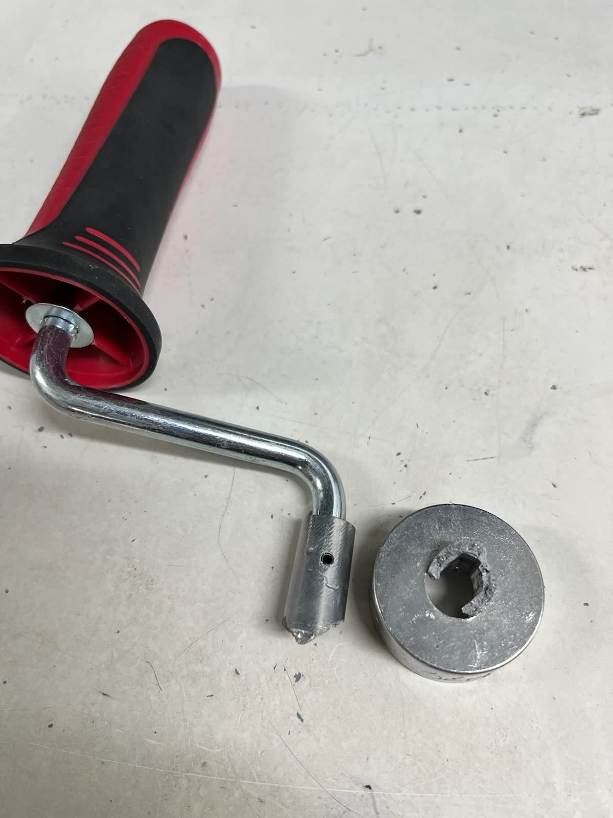 DrainX Toilet Auger 6 Foot | For Use Manually or with Drill, Telescopic for Greater Reach, Closet Auger Toilet Drain Snake, Plastic Guard for Porcelain Protection customer photo 1