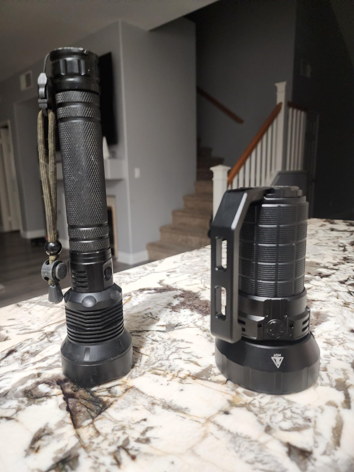 Lylting Rechargeable LED Flashlights High Lumens, 99,000 Lumens Super Bright Flashlight with 5 Modes & Waterproof, Powerful Handheld Flashlight for Camping Emergencies customer photo 1