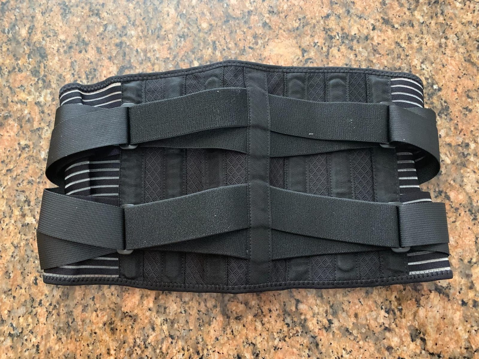 FREETOO Back Braces for Lower Back Pain Relief with 6 Stays, Breathable Back Support Belt for Men/Women for work , Anti-skid lumbar support belt with 16-hole Mesh for sciatica(M) customer photo 2