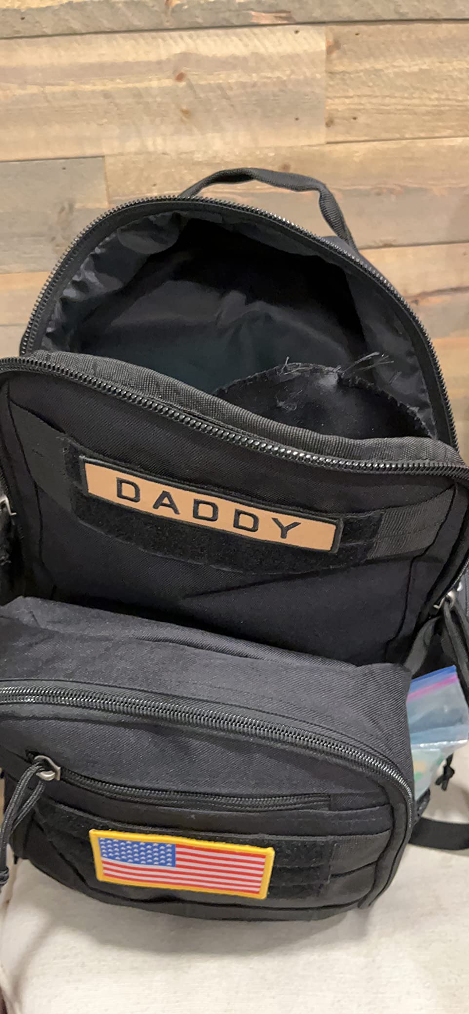 MIRACOL Diaper Bag Backpack for Dad: 40L XL Capacity Fits 1-3 Days Trip - Military Style with Daddy Patch for Active Dads - Ideal Gift for New Fathers & Husbands customer photo 2
