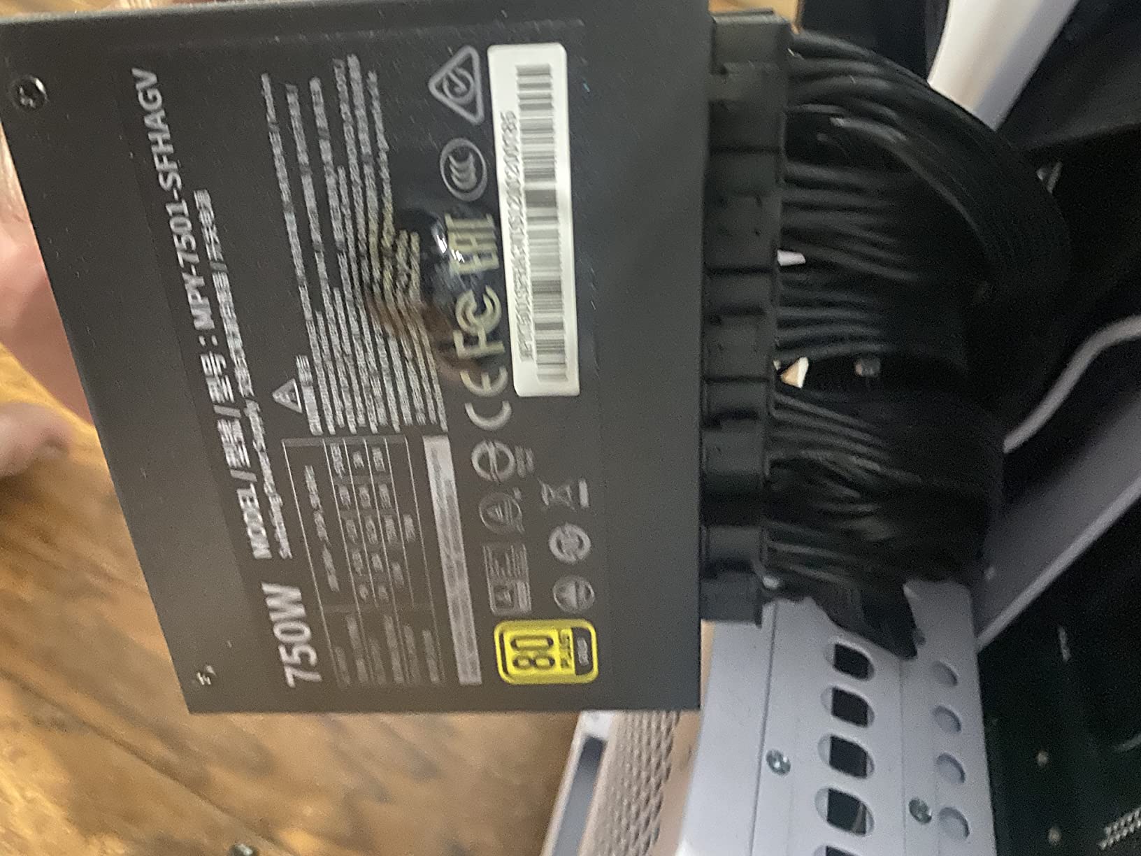 Cooler Master V750 SFX Gold ITX SFF Power Supply, PCIe 5.1 Ready customer photo 2