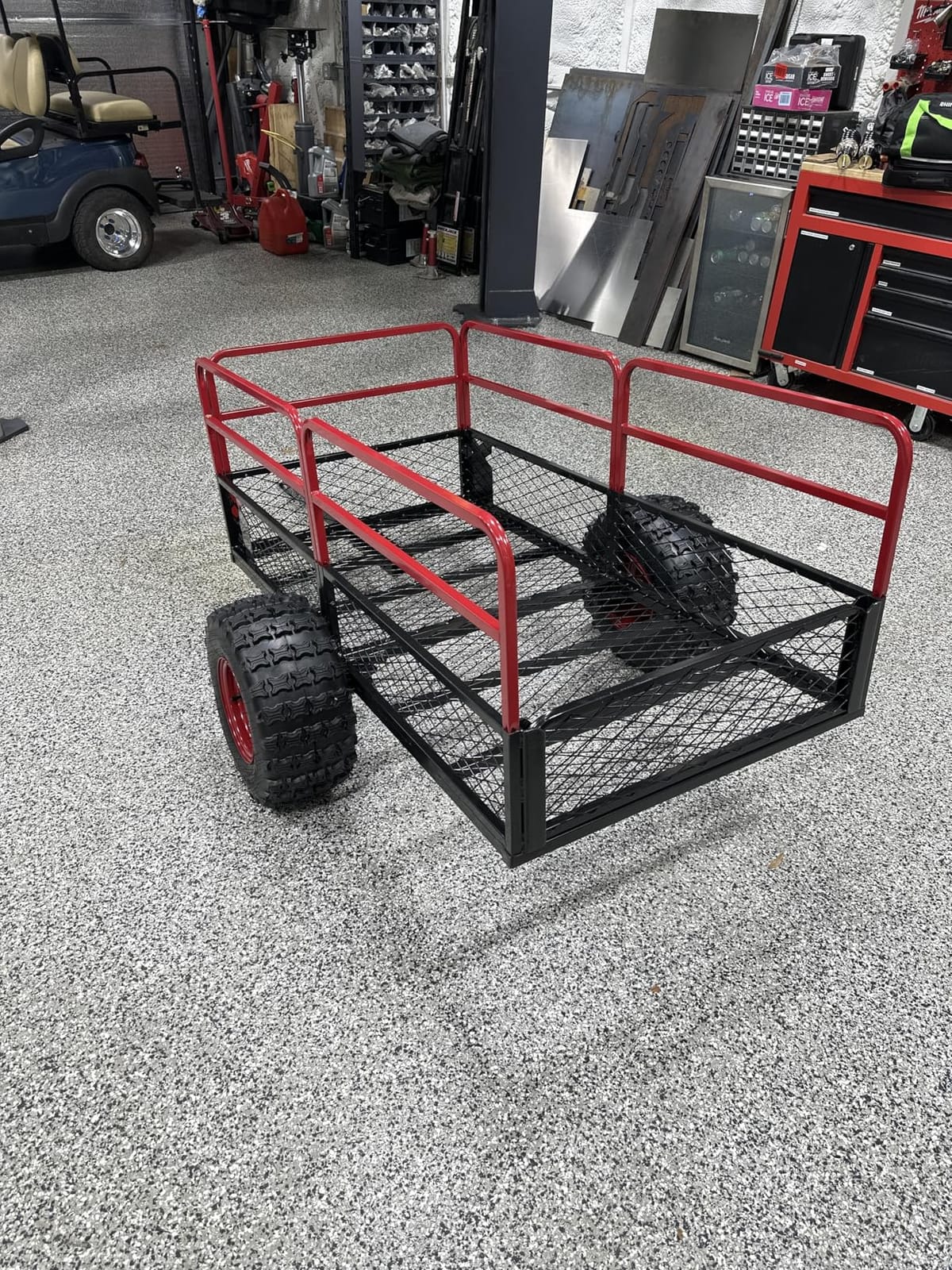 Yutrax TX162 HC1500 Heavy Duty ATV / UTV Trailer – for Off-Road Use - 1,500 lb. Capacity customer photo 1