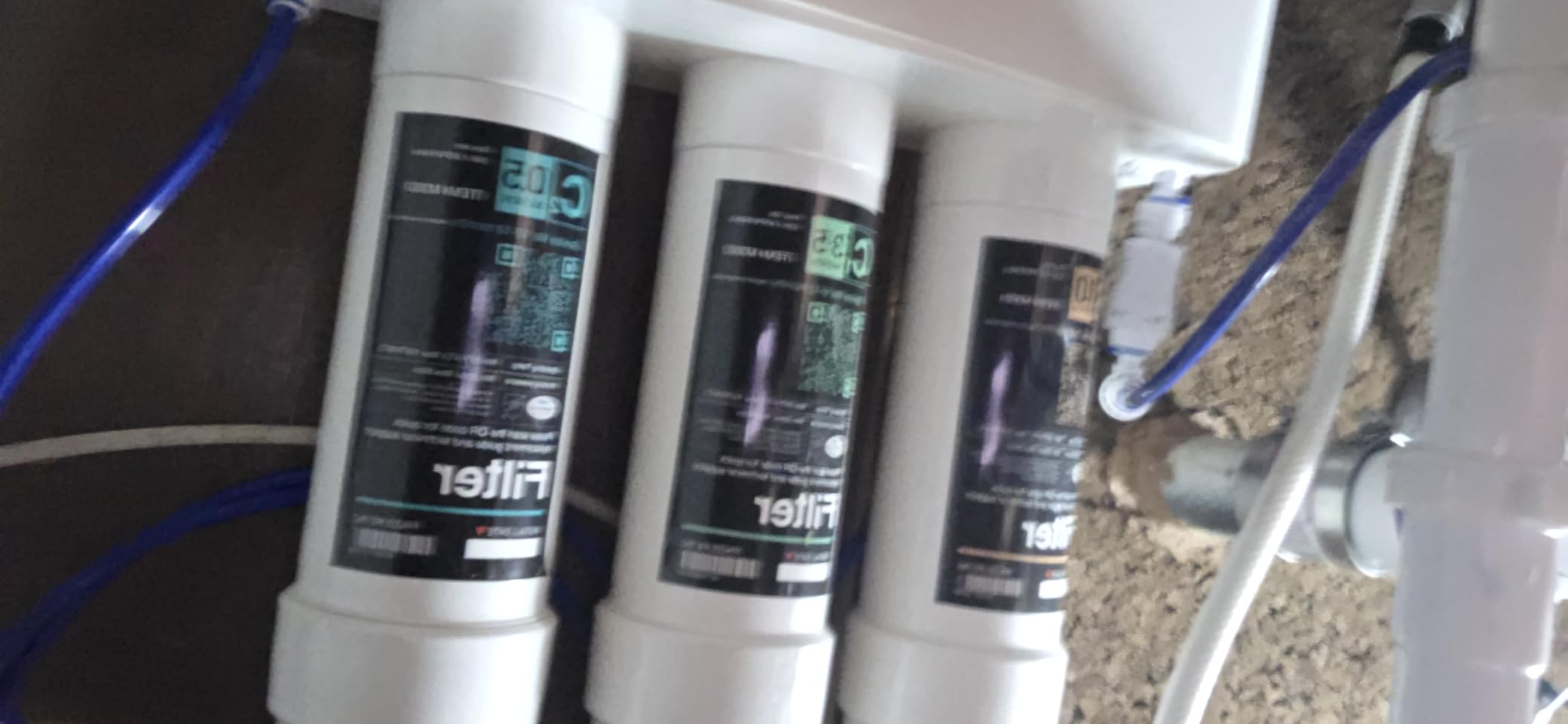 Frizzlife Under Sink Water Filter System, NSF/ANSI 53&42&372 Certified, 8 Layer 0.5 Micron Water Filtration Reduces PFAS, PFOA/PFOS, Chloramine, Lead, Chlorine, with Brushed Nickel Faucet, SP99 New customer photo 1