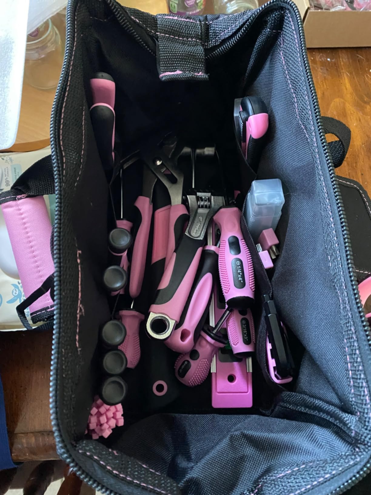 FASTPRO 232-Piece Pink Drill Set for Women, Pink Tool Set with Bag customer photo 1