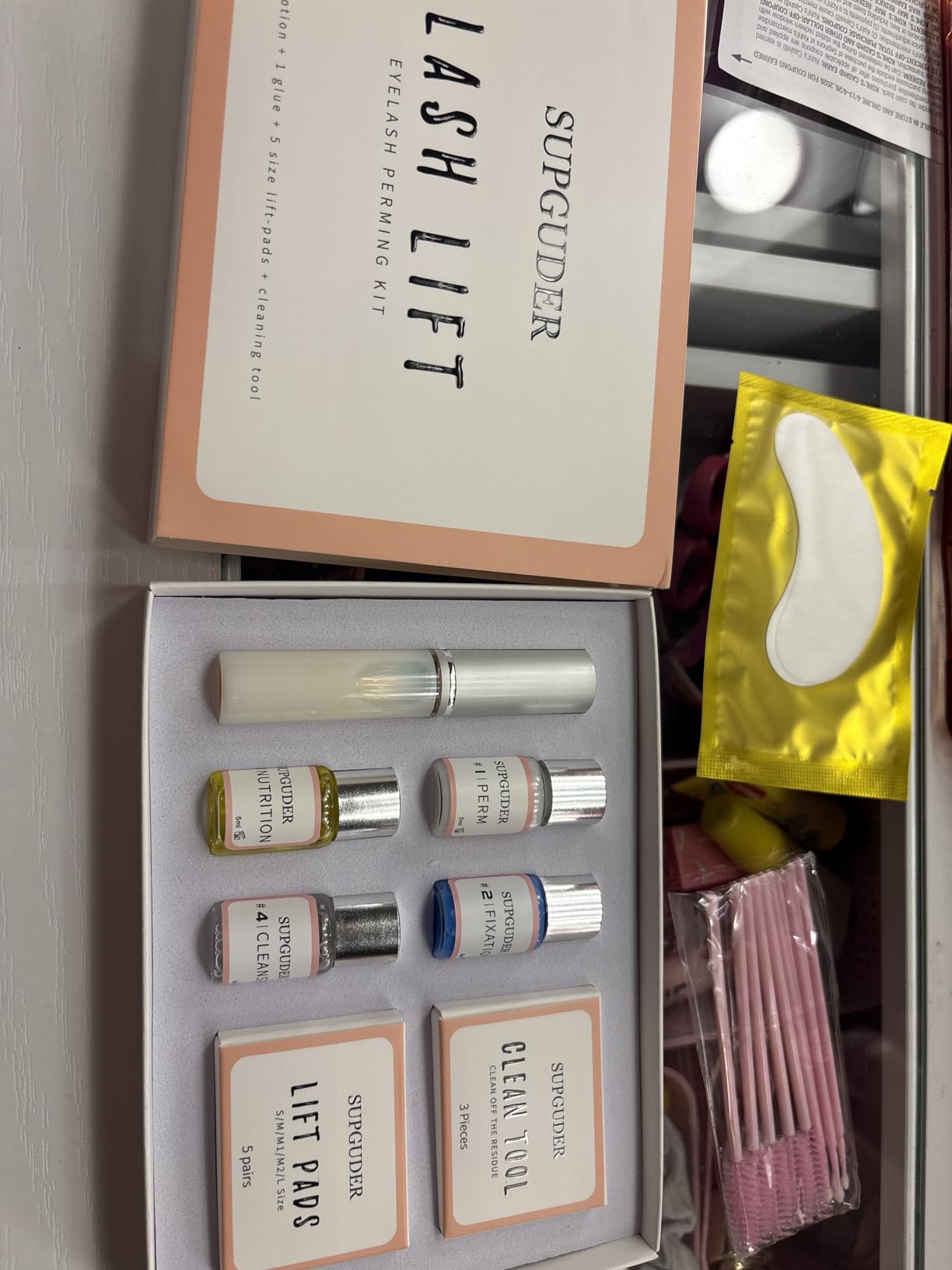 2026 Upgraded Lash Lift Kit for Perming,Curling and Lifting eyelashes,Semi-Permanent Salon Grade Supplies for Beauty Treatments,Includes Eye Shields,Pads and Accessories customer photo 2