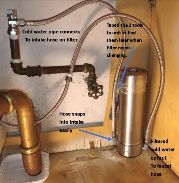 Waterdrop BS13 Under Sink Water Filtration System with Dedicated Faucet customer photo 2