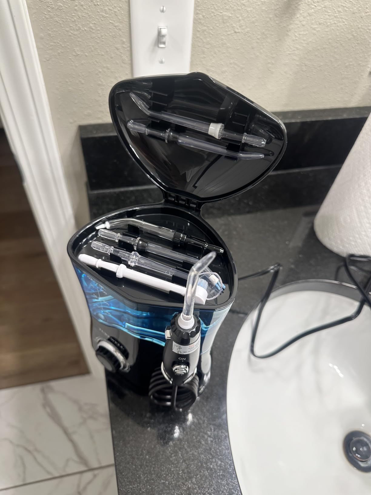 TUREWELL Water Dental Flosser for Teeth/Braces, Water Teeth Cleaner customer photo 1