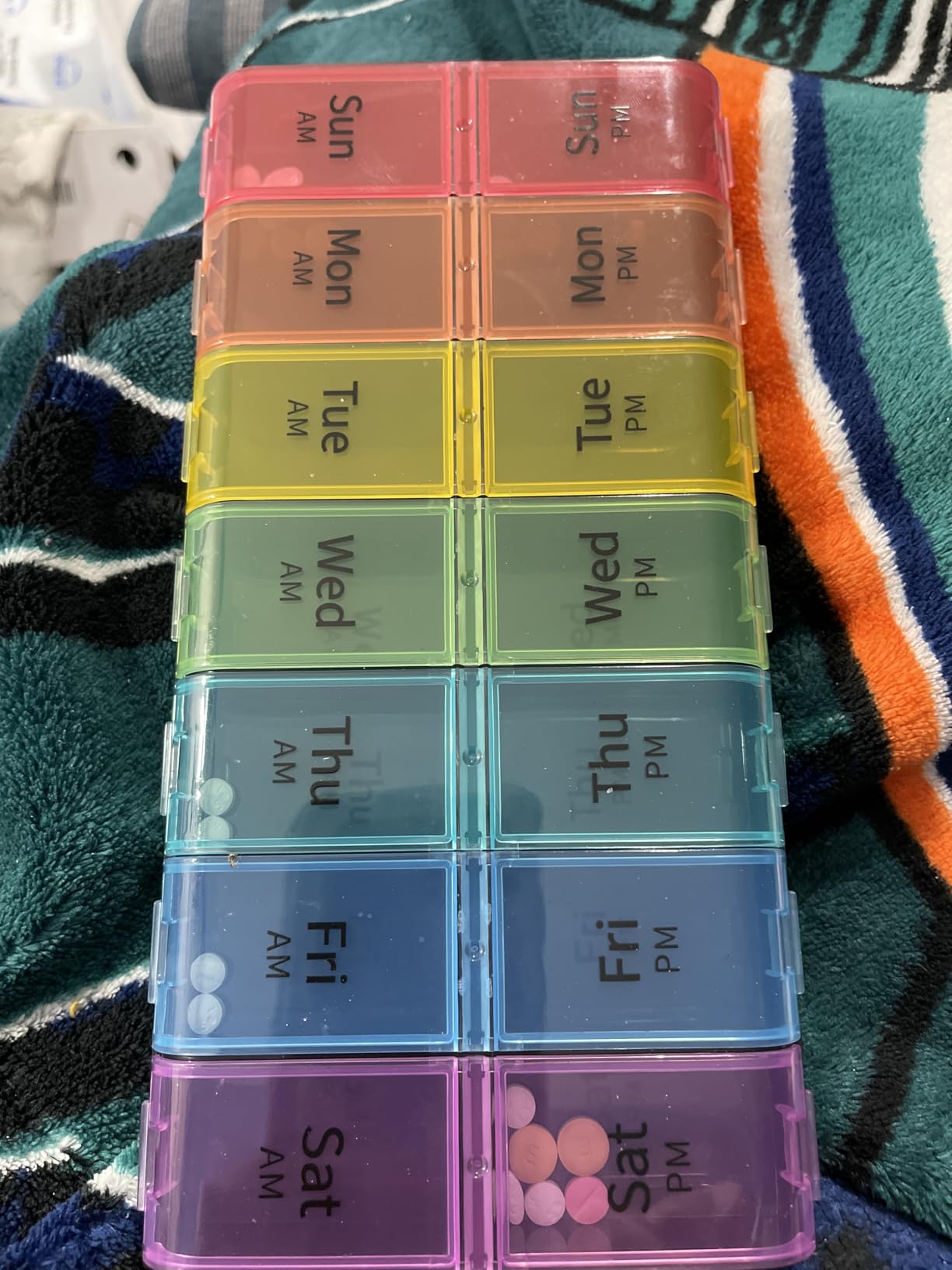 Extra Large Pill Organizer 2 Times a Day,Made for Seniors & High-Dose Users customer photo 2