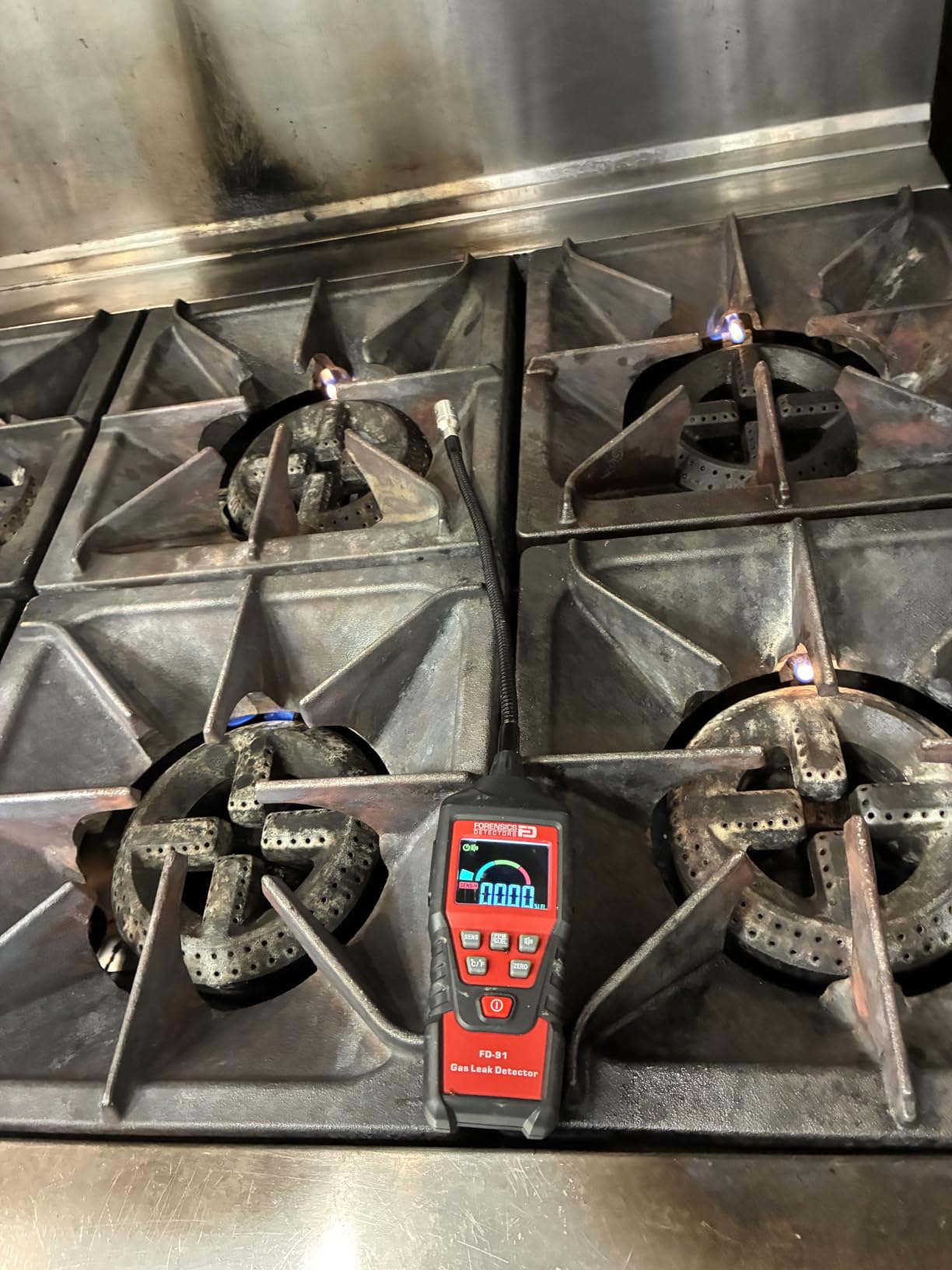 Gas Leak Detector by Forensics | 10ft Drop Test Pass | Natural Gas, Alcohols, Methane, Combustibles, Acetone, Ethanol, Propane, Butane, Gasoline, Diesel, IPA, Toluene, LPG, LNG | customer photo 1