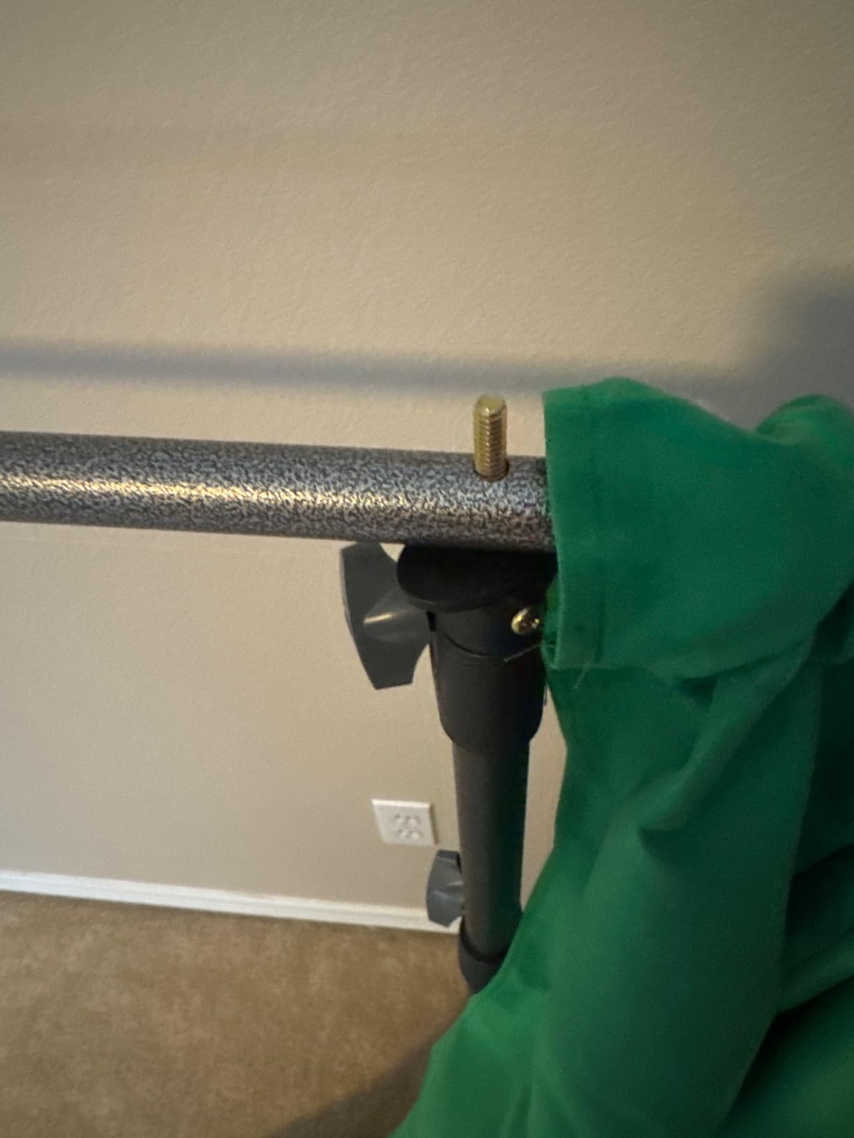 Green Screen Backdrop Stand Kit, 5x6.5FT Portable Greenscreen customer photo 2