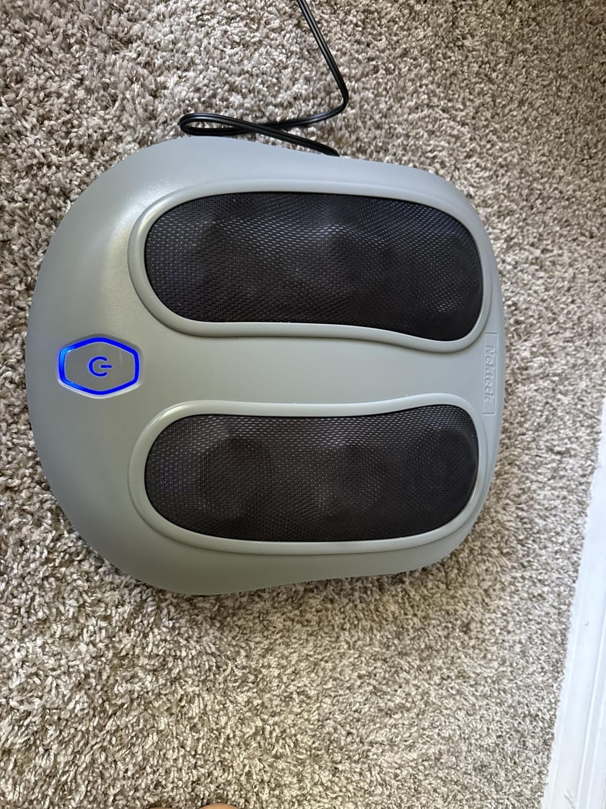 Nekteck Shiatsu Foot Massager with Heat for Neuropathy, Plantar Fasciitis customer photo 1