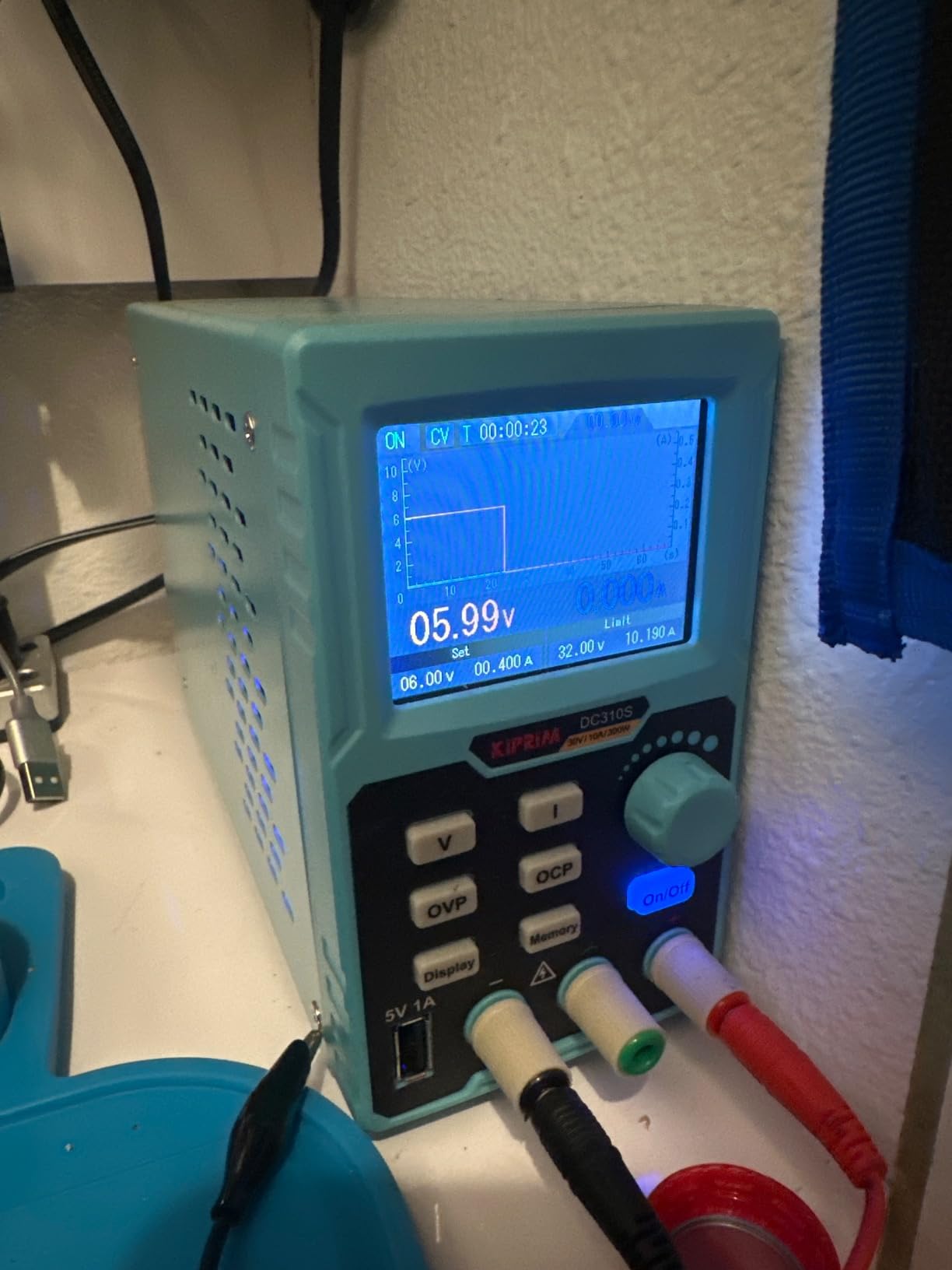 DC Power Supply, 0-30V 0-10A Adjustable Regulated Power Source, 110V Input, High Precision 4-Digit Display, Multiple Safety Protections, PC Software Control & Dual USB Ports customer photo 2