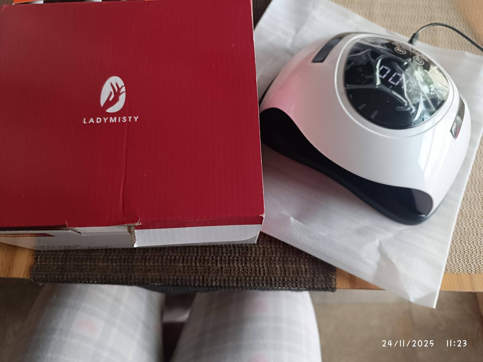 LadyMisty 268W UV LED Nail Lamp, 2026 Upgrade UV Light for Gel Nails with 57 Beads, Nail Dryer with 4 Timer Setting & LCD Touch Display, Professional Nail Lamp – Best Gifts customer photo 1