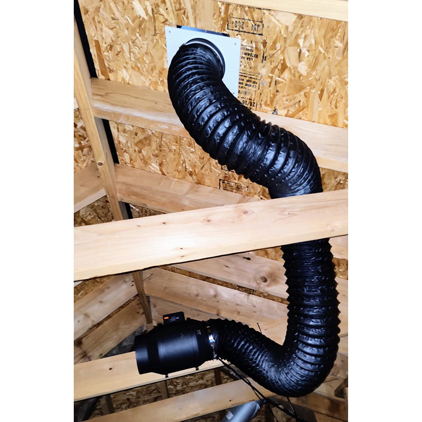 AC Infinity CLOUDLINE A6, Quiet 6” Inline Duct Fan with Speed Controller customer photo 2